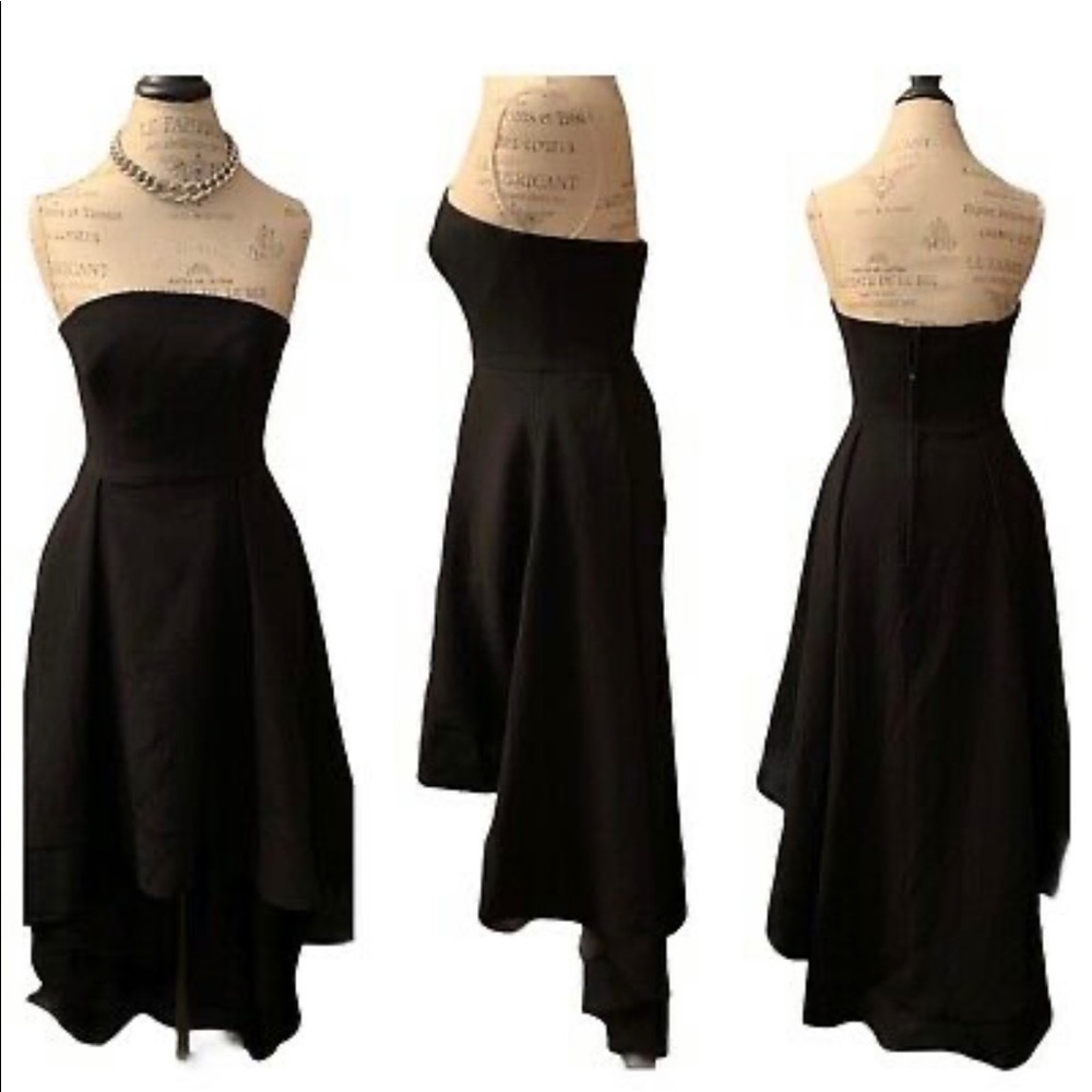 Black high low dress from Bloomingdales NEW